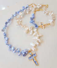 Load image into Gallery viewer, "Vassilia " Fresh Water Pearl Necklace& Bracelet