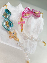 Load image into Gallery viewer, "Seychelles" 24k Gold Plated Cross Bracelets