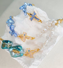 Load image into Gallery viewer, "Seychelles" 24k Gold Plated Cross Bracelets