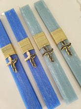 Load image into Gallery viewer, "Xristos" 24K Gold Plates Easter Candles