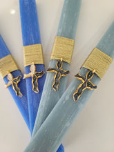 Load image into Gallery viewer, "Xristos" 24K Gold Plates Easter Candles