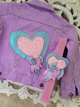 Load image into Gallery viewer, &quot;Unicorn &quot; Evil Eye Denim Jacket
