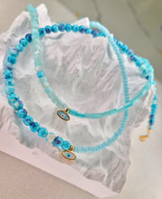 Load image into Gallery viewer, "Fabiola" Petite Evil Eye Necklaces