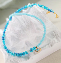 Load image into Gallery viewer, "Fabiola" Petite Evil Eye Necklaces