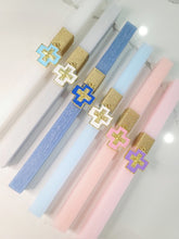 Load image into Gallery viewer, "Colorful  " Greek Cross Easter Candles
