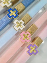 Load image into Gallery viewer, "Colorful  " Greek Cross Easter Candles
