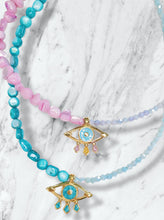 Load image into Gallery viewer, "Amelia" Evil Eye Necklace

