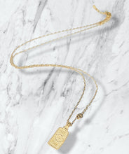 Load image into Gallery viewer, "Kaia" Evil Eye/Cross Cube Necklace
