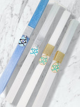 Load image into Gallery viewer, " Greek Egg" Evil Eye Easter Candle
