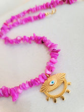 Load image into Gallery viewer, &quot;Nelly&quot; Evil Eye Necklace
