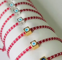 Load image into Gallery viewer, &quot; DUO &quot;  In Silver Cross/Eye March Bracelets
