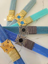 Load image into Gallery viewer, &quot;Byzantino Silver Plated Cross&quot; Easter Candle
