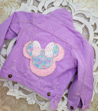 Load image into Gallery viewer, &quot;Mini Mouse Pink Dream &quot; Evil Eye Denim Jacket
