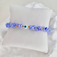 Load image into Gallery viewer, &quot;Blue Pearl&quot; Evil Eye  Bracelets
