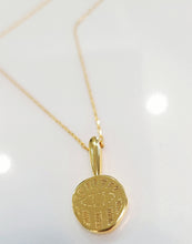 Load image into Gallery viewer, Fiona Evil Eye Engraved Necklace
