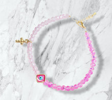 Load image into Gallery viewer, "Sophia"  Evil Eye Cross Bracelet
