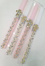 Load image into Gallery viewer, "Glitsy Glam " Blingy Cross Easter Candles
