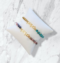 Load image into Gallery viewer, "So Special" Mom in Greek Letters Beaded Bracelet
