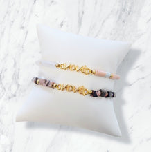 Load image into Gallery viewer, "Godmother" in Greek Letters Beaded Bracelet
