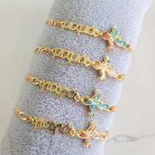 Load image into Gallery viewer, Mommy 24k Gold Plated Bracelets
