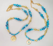 Load image into Gallery viewer, &quot; Porto Rafti&quot; Evil Eye Beaded Necklaces
