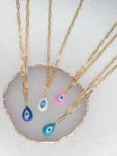 Load image into Gallery viewer, &quot;Chrissy&quot; 24k Gold Paper Link Chain Necklace
