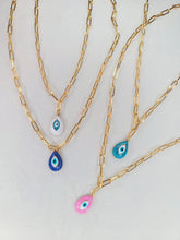 Load image into Gallery viewer, &quot;Chrissy&quot; 24k Gold Paper Link Chain Necklace
