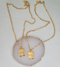 Load image into Gallery viewer, &quot;IC XC NIKA&quot;  24k Gold Plated St. Constantine Necklace
