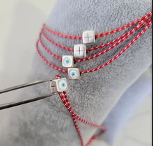 Load image into Gallery viewer, &quot; DUO &quot;  In Silver Cross/Eye March Bracelets
